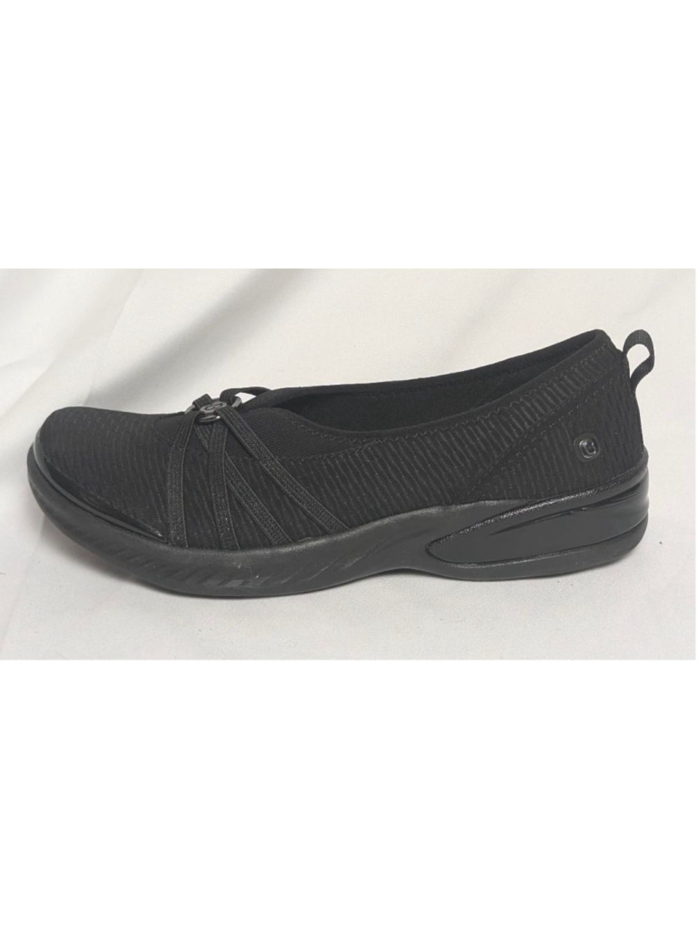 Bzees Black Knit Slip On Comfort Flats Womens Size 8M - Picture 6 of 9